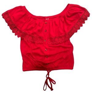Kids No Boundaries Red Blouse